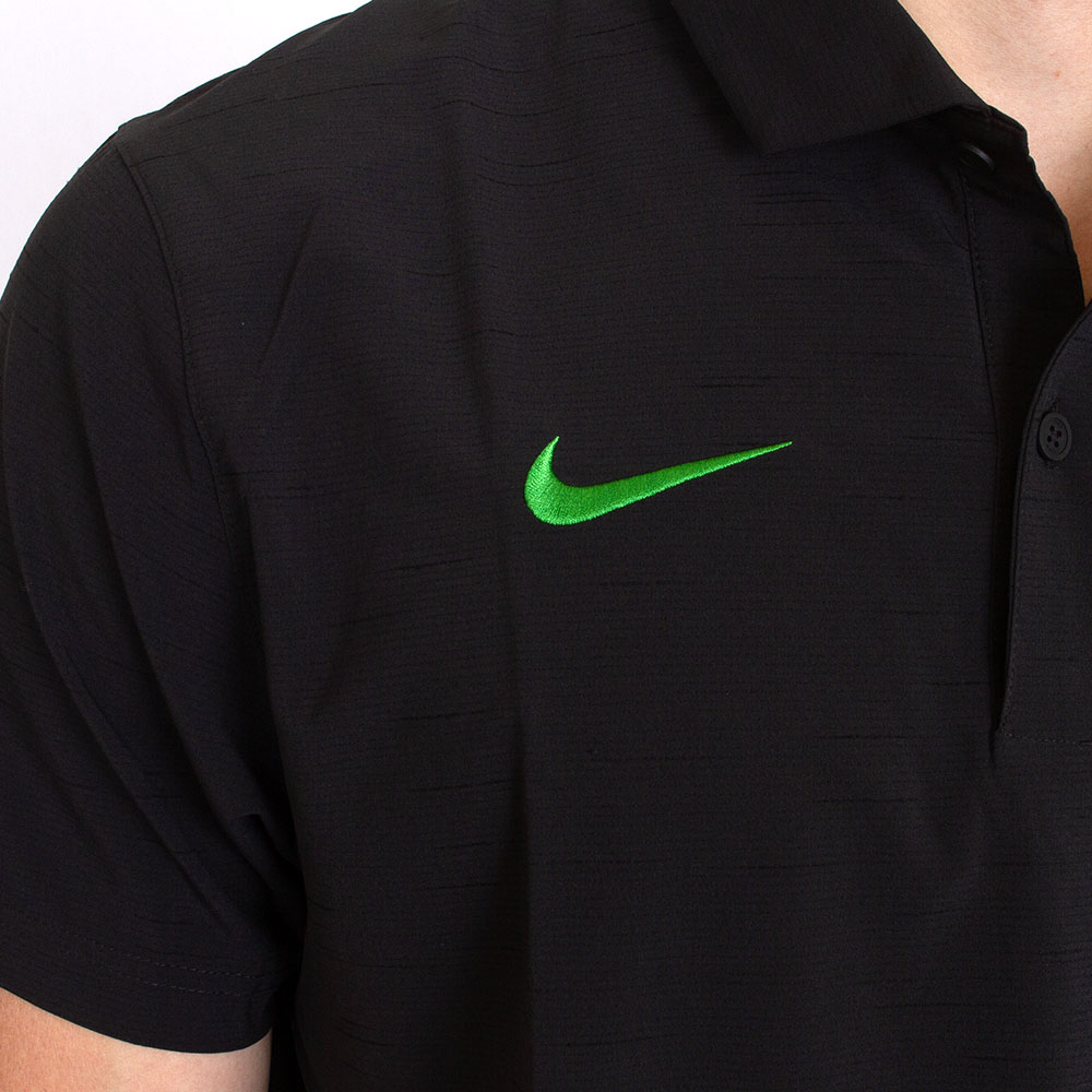 Classic Oregon O, Nike, Black, Polo, Performance/Dri-FIT, Men, Football, Coaches, Woven, 797541